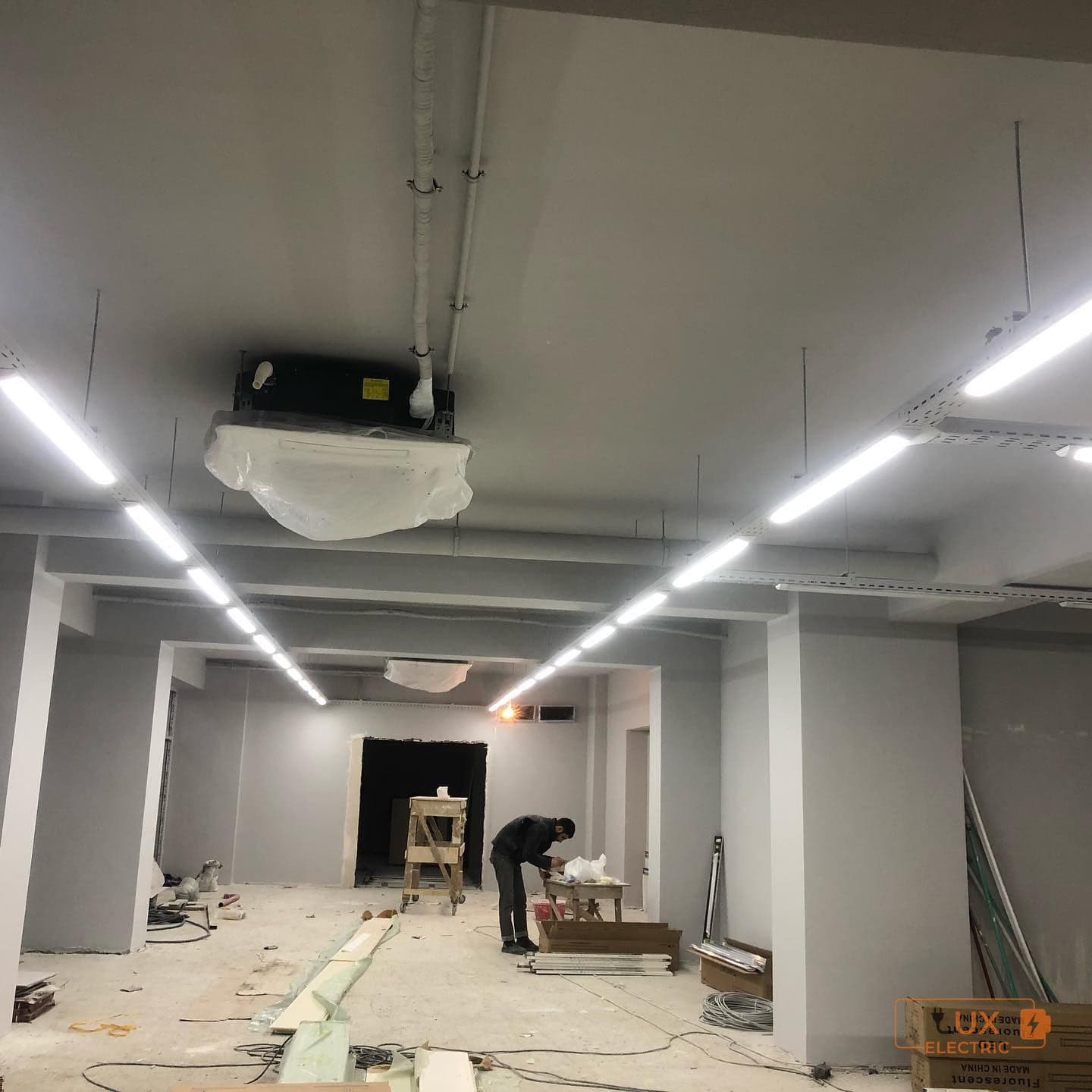 Supermarket Binasında İşıqlandırma Layihəsi