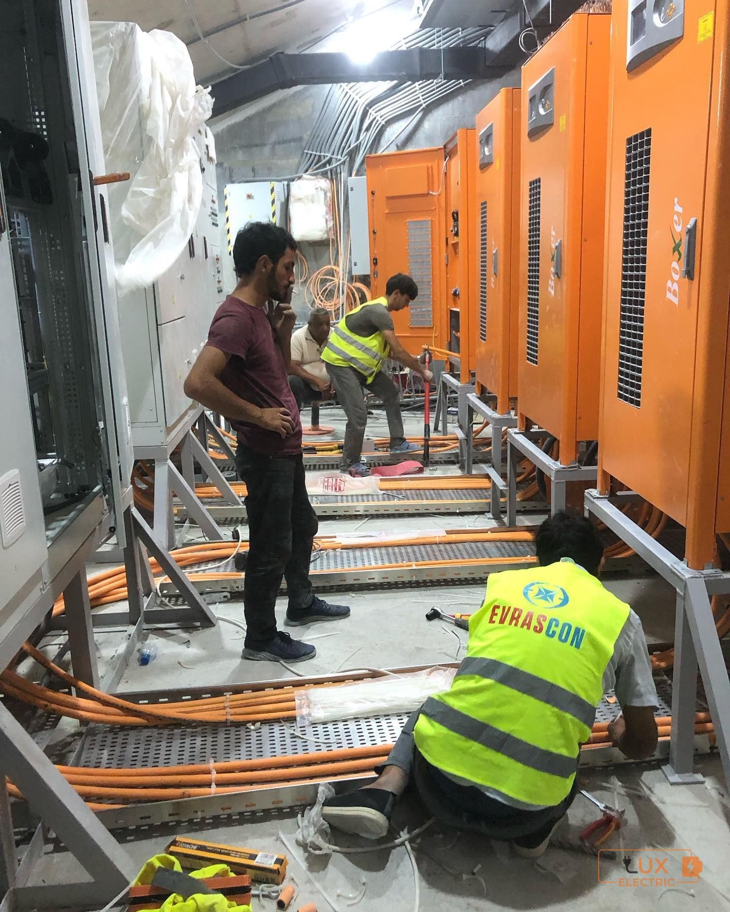 Elektrik Paylayıcı Qurğu Otağının (Kabel Rəfləri) Quraşdırılması