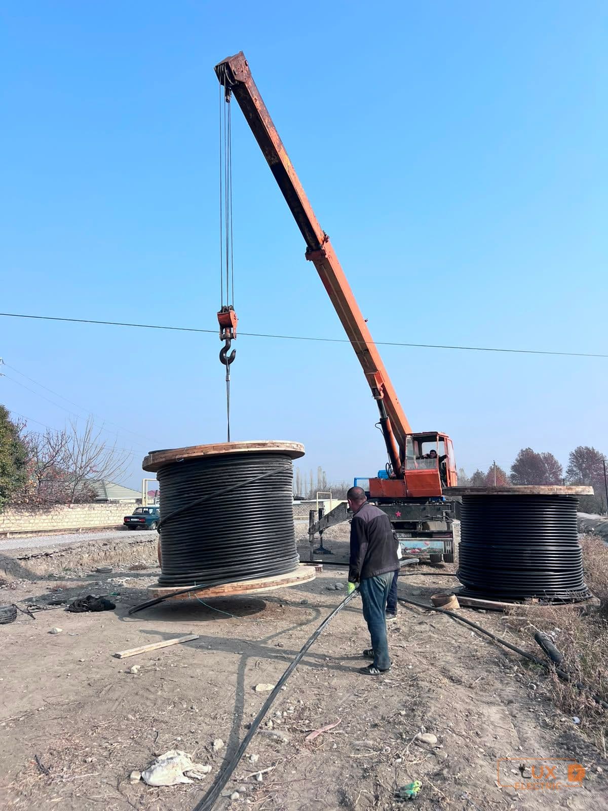 Yeraltı Yüksək Gərginlikli Kabel Xəttinin Çəkilişi