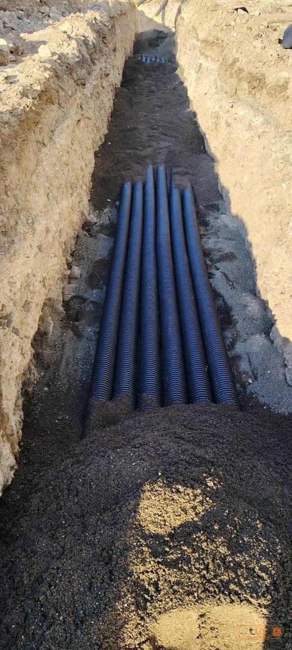 Yeraltı Yüksək Gərginlikli Kabel Xəttinin Çəkilişi