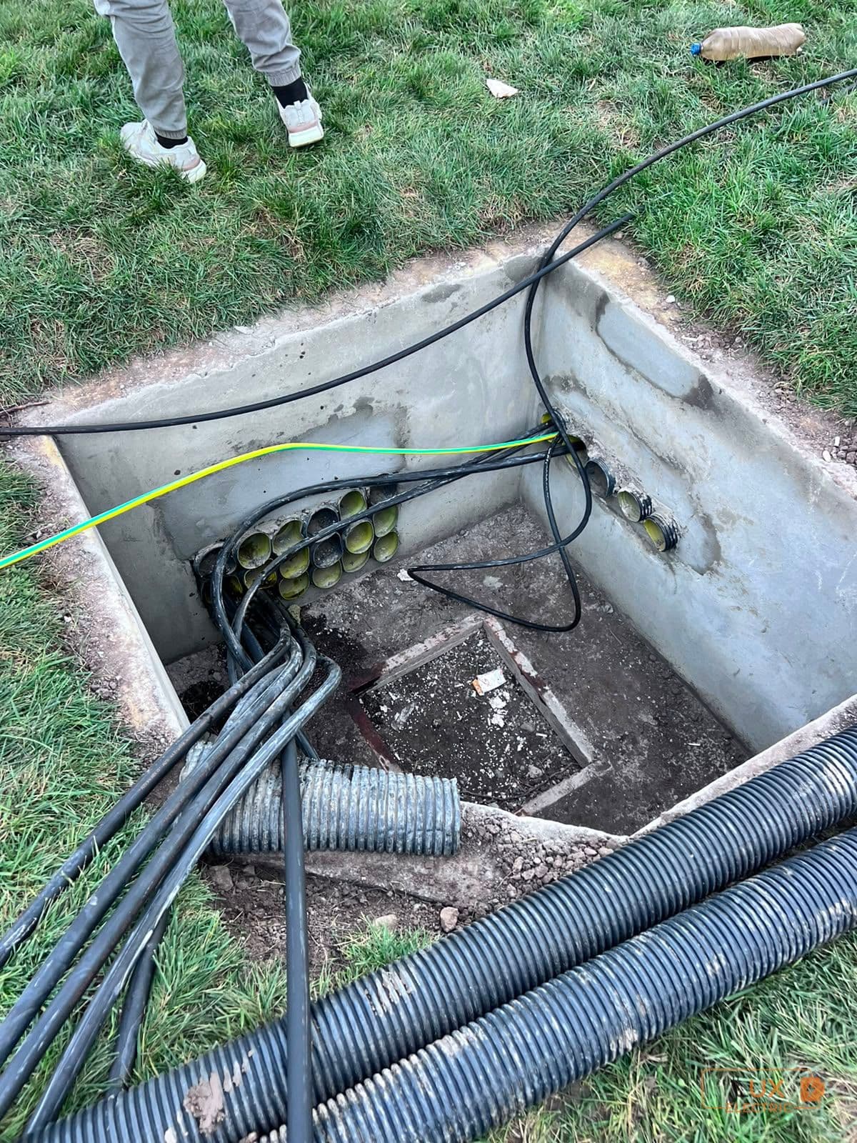 Yeraltı Yüksək Gərginlikli Kabel Xəttinin Çəkilişi